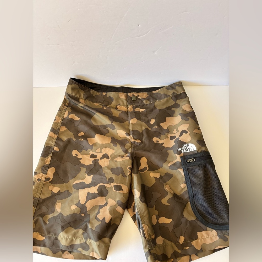 Boys The North Face FlashDry Camo Swim Board Shorts
